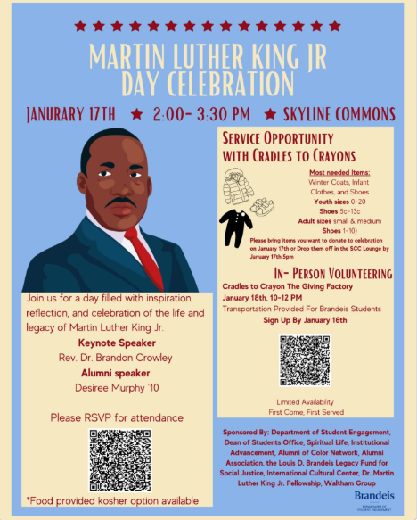 mlk day celebration Friday January 17 2:00-3:30 PM Skyline